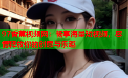 97香蕉视频网：畅享海量短视频，尽情释放你的创意与乐趣